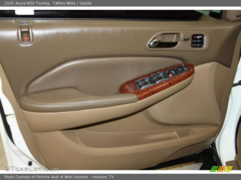 Taffeta White / Saddle 2005 Acura MDX Touring