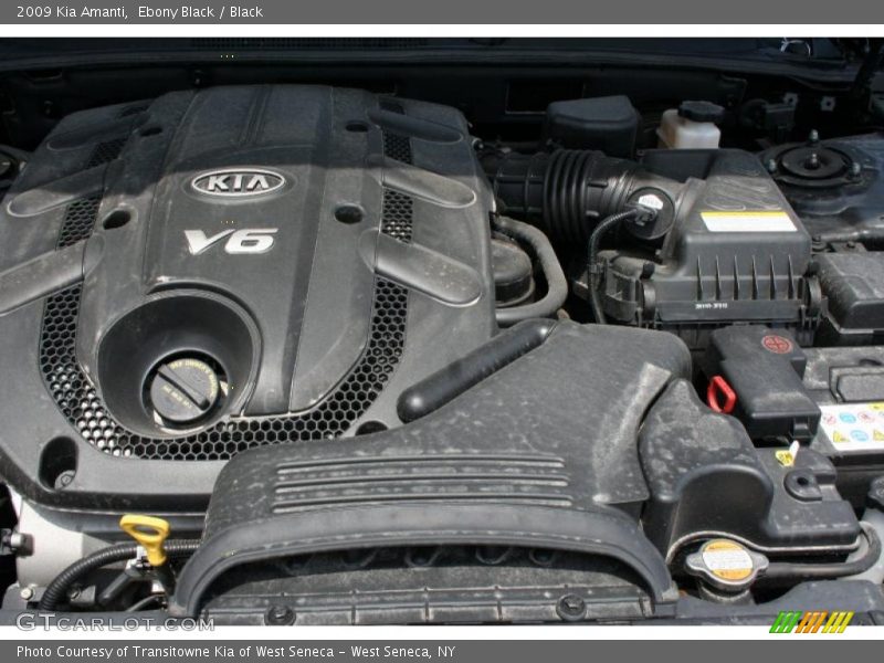 Ebony Black / Black 2009 Kia Amanti