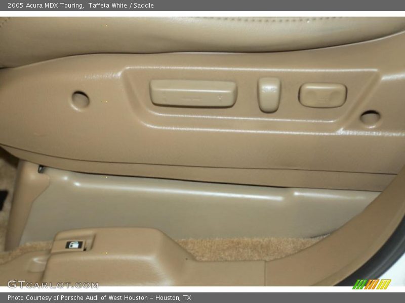 Taffeta White / Saddle 2005 Acura MDX Touring