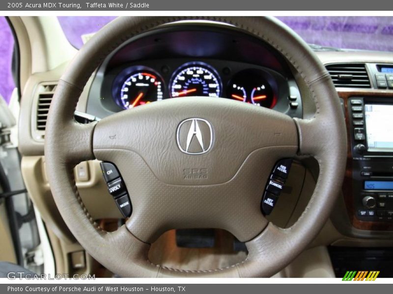 Taffeta White / Saddle 2005 Acura MDX Touring