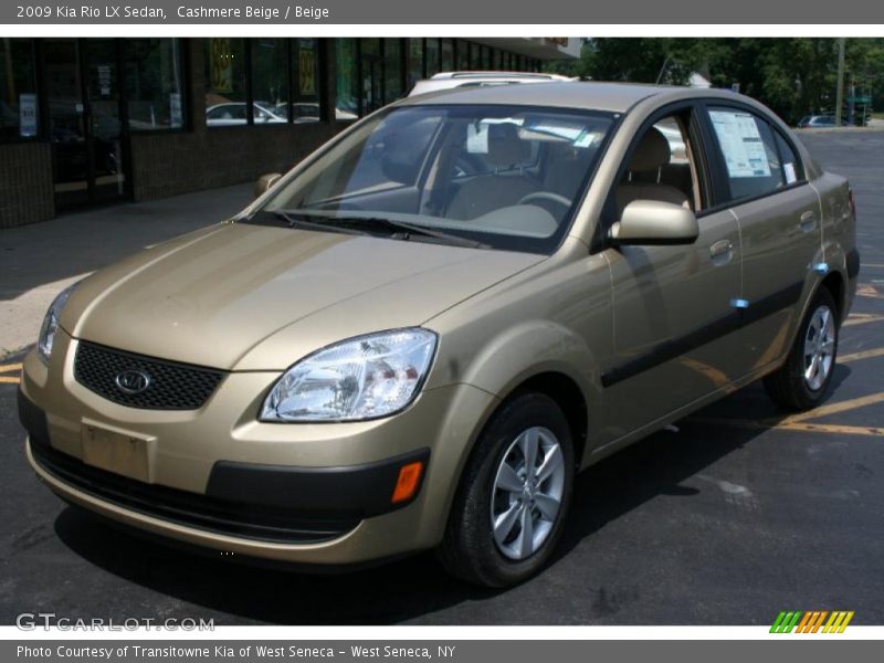Cashmere Beige / Beige 2009 Kia Rio LX Sedan
