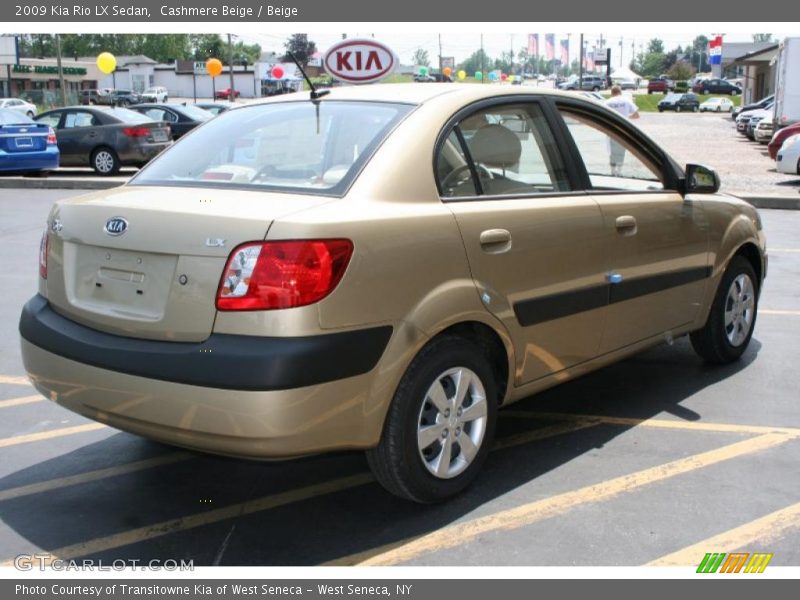 Cashmere Beige / Beige 2009 Kia Rio LX Sedan