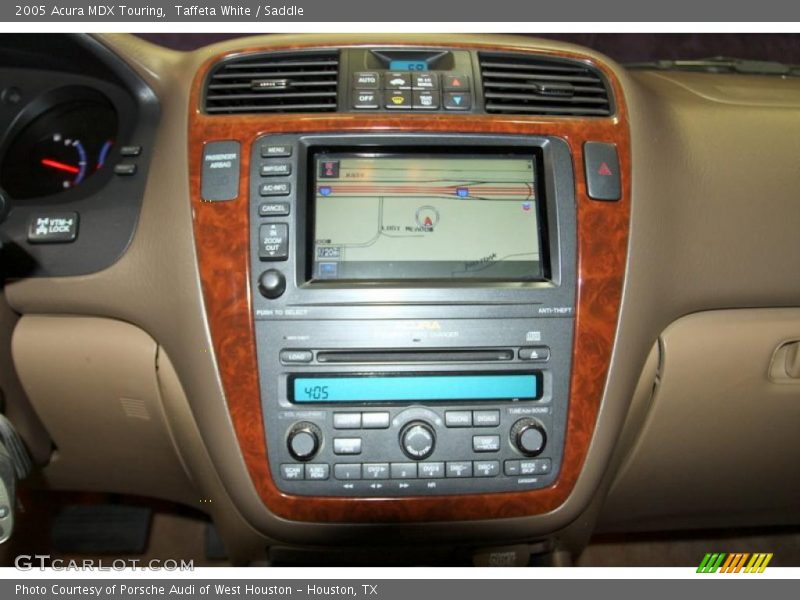 Taffeta White / Saddle 2005 Acura MDX Touring