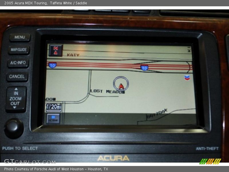 Taffeta White / Saddle 2005 Acura MDX Touring