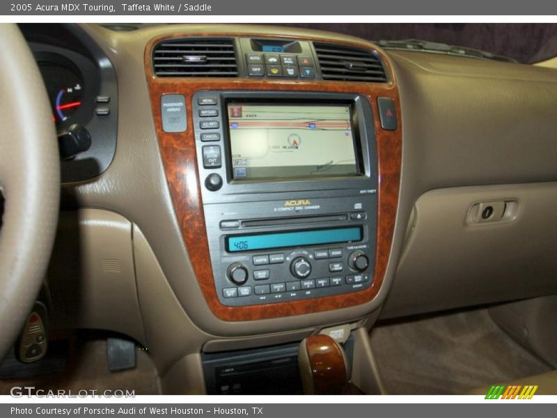 Taffeta White / Saddle 2005 Acura MDX Touring