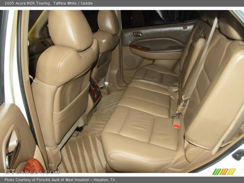 Taffeta White / Saddle 2005 Acura MDX Touring