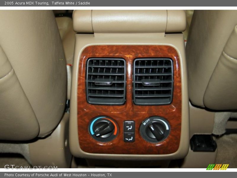 Taffeta White / Saddle 2005 Acura MDX Touring