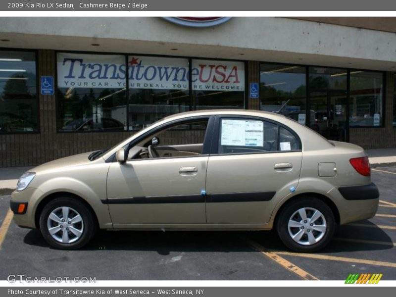 Cashmere Beige / Beige 2009 Kia Rio LX Sedan