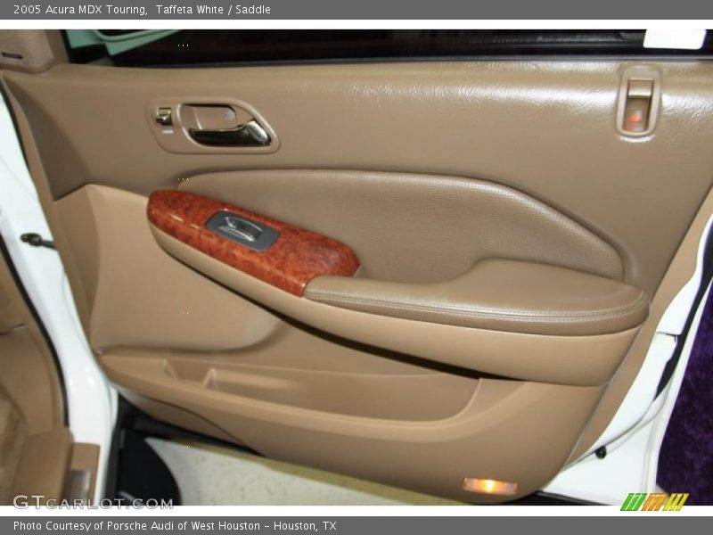 Taffeta White / Saddle 2005 Acura MDX Touring