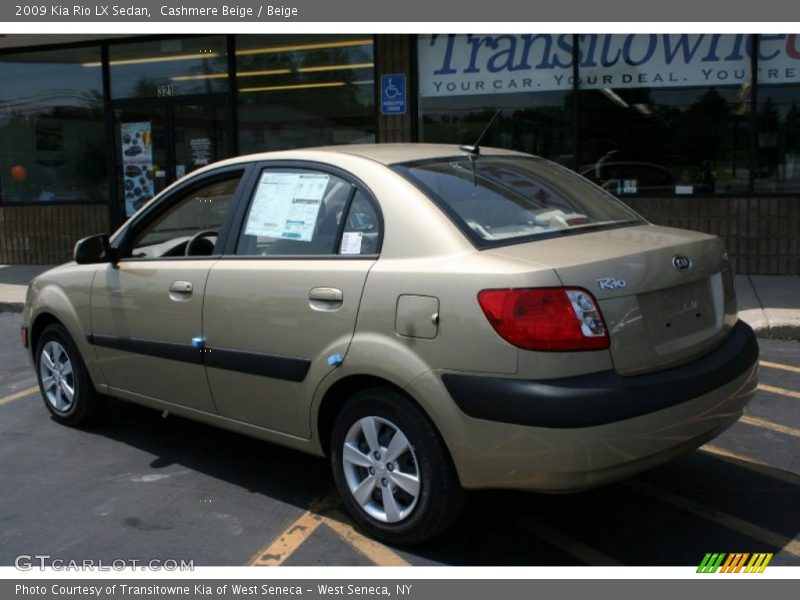 Cashmere Beige / Beige 2009 Kia Rio LX Sedan