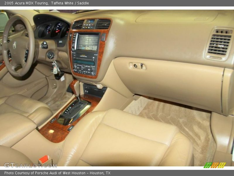 Taffeta White / Saddle 2005 Acura MDX Touring