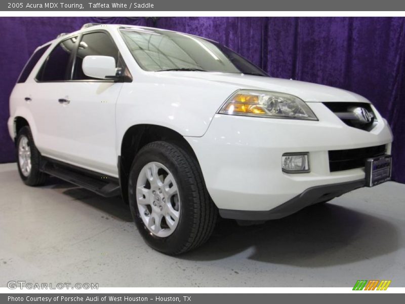 Taffeta White / Saddle 2005 Acura MDX Touring