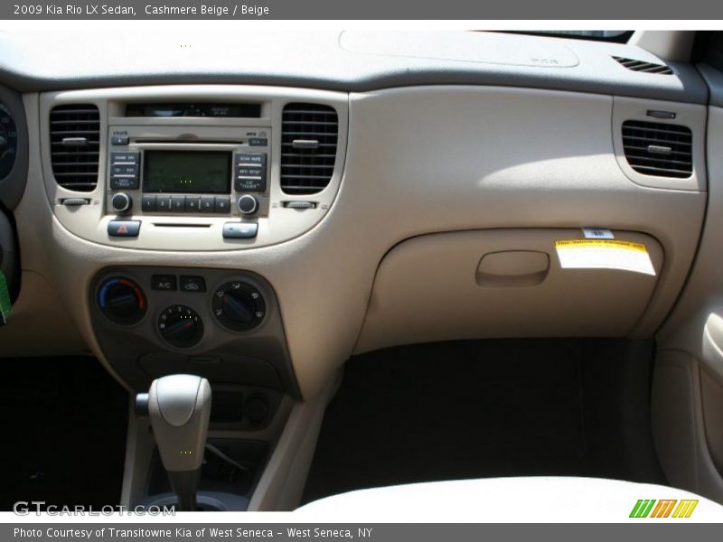 Cashmere Beige / Beige 2009 Kia Rio LX Sedan
