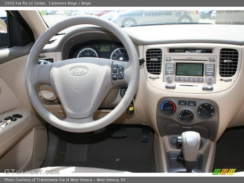 Cashmere Beige / Beige 2009 Kia Rio LX Sedan
