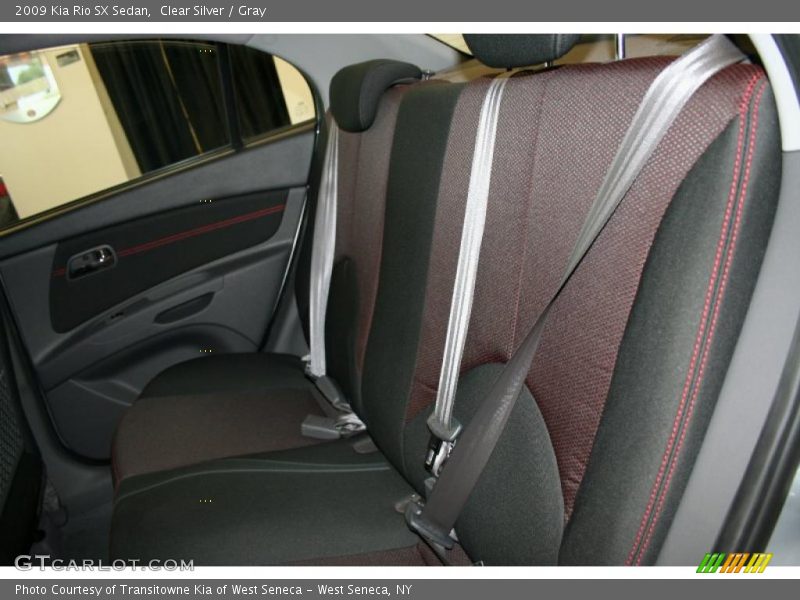 Clear Silver / Gray 2009 Kia Rio SX Sedan