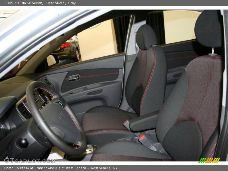 Clear Silver / Gray 2009 Kia Rio SX Sedan
