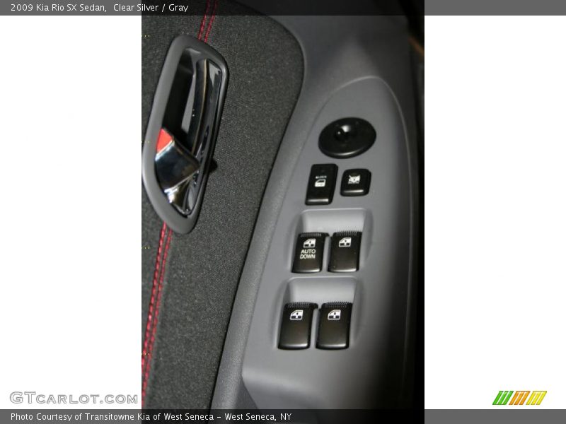 Clear Silver / Gray 2009 Kia Rio SX Sedan