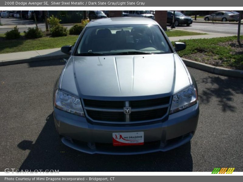 Silver Steel Metallic / Dark Slate Gray/Light Slate Gray 2008 Dodge Avenger SE