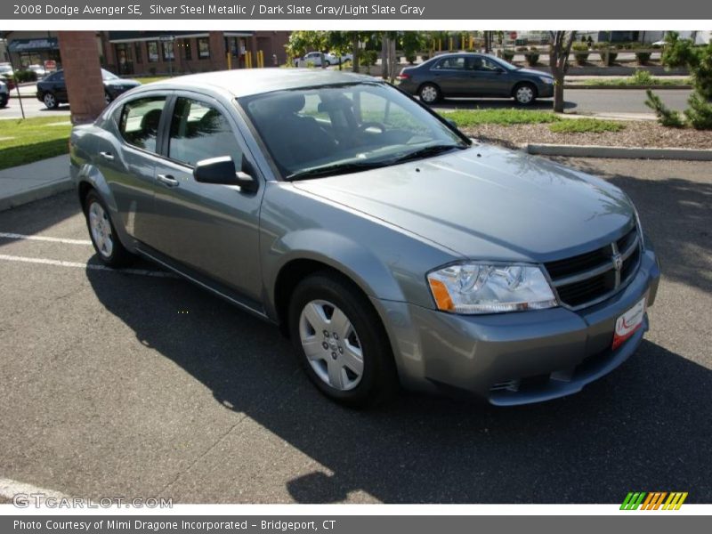 Silver Steel Metallic / Dark Slate Gray/Light Slate Gray 2008 Dodge Avenger SE