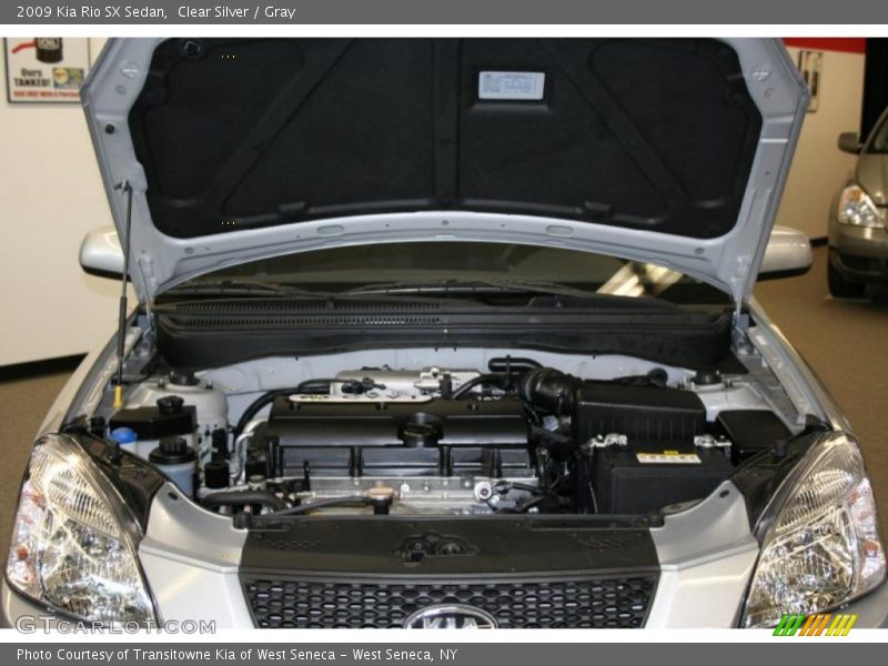 Clear Silver / Gray 2009 Kia Rio SX Sedan