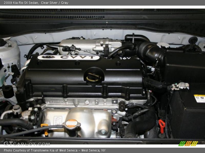 Clear Silver / Gray 2009 Kia Rio SX Sedan