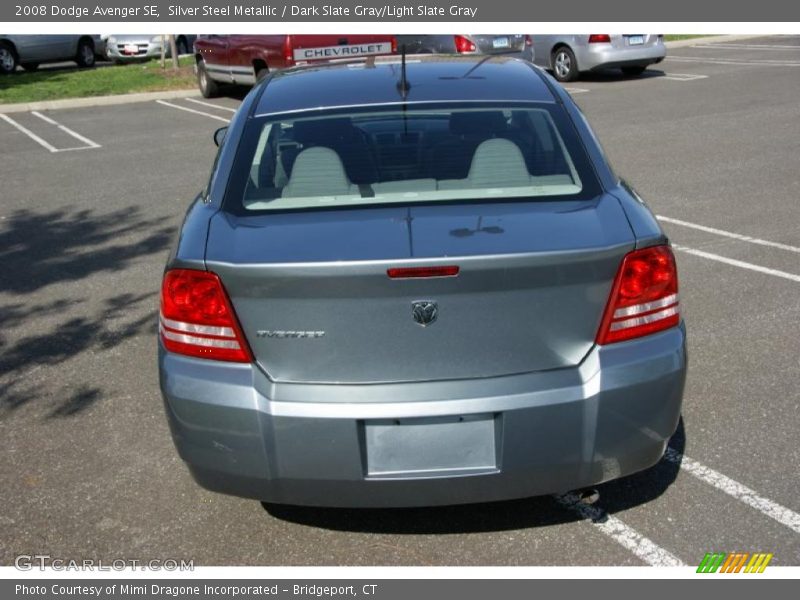 Silver Steel Metallic / Dark Slate Gray/Light Slate Gray 2008 Dodge Avenger SE
