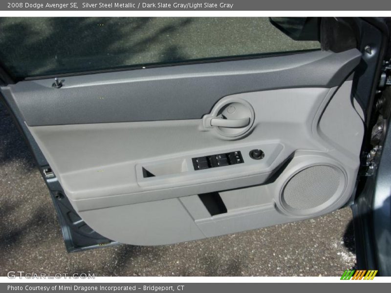 Silver Steel Metallic / Dark Slate Gray/Light Slate Gray 2008 Dodge Avenger SE