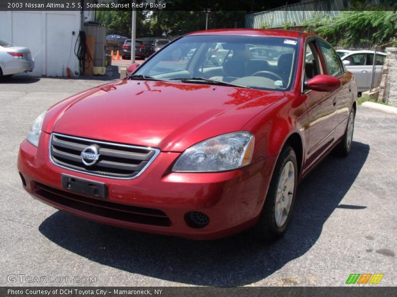 Sonoma Sunset Red / Blond 2003 Nissan Altima 2.5 S