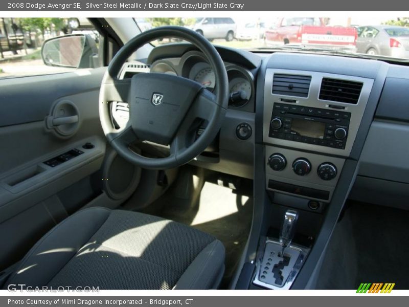 Silver Steel Metallic / Dark Slate Gray/Light Slate Gray 2008 Dodge Avenger SE