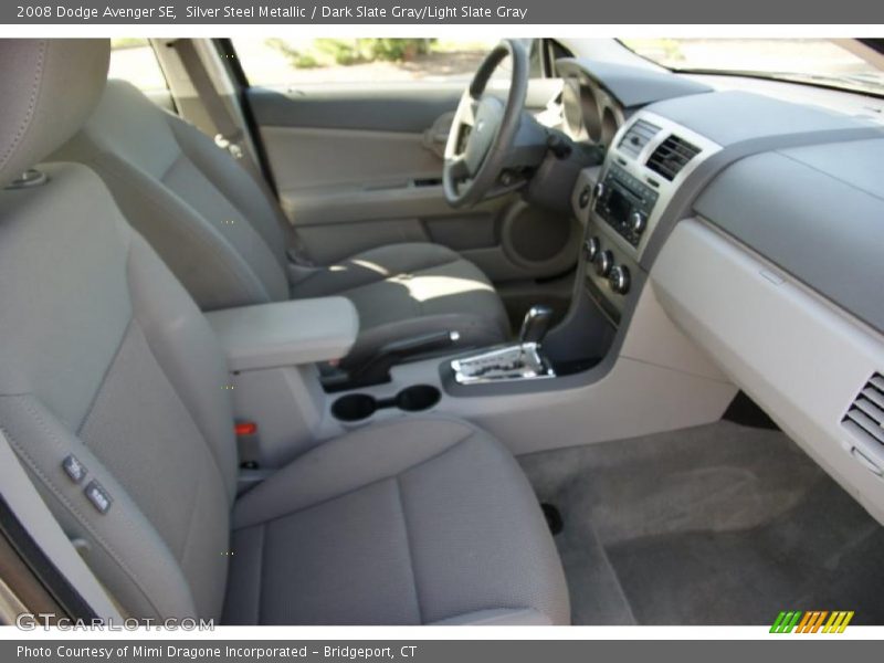 Silver Steel Metallic / Dark Slate Gray/Light Slate Gray 2008 Dodge Avenger SE