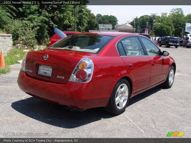 Sonoma Sunset Red / Blond 2003 Nissan Altima 2.5 S