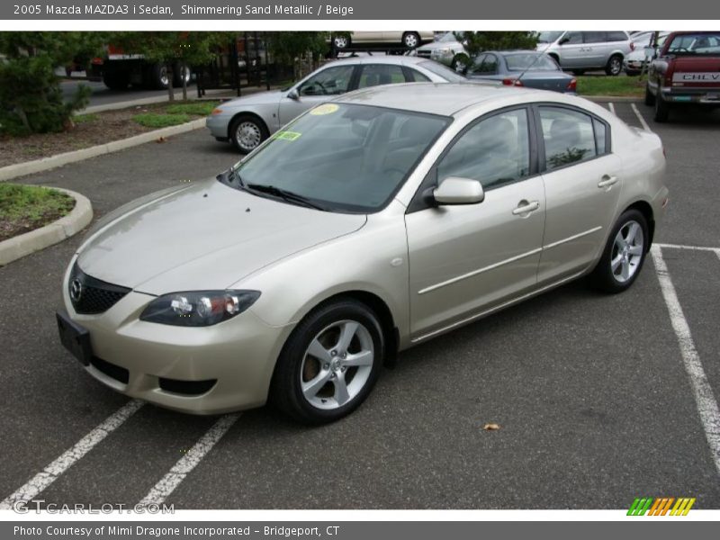 Shimmering Sand Metallic / Beige 2005 Mazda MAZDA3 i Sedan
