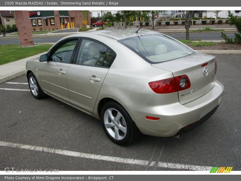 Shimmering Sand Metallic / Beige 2005 Mazda MAZDA3 i Sedan