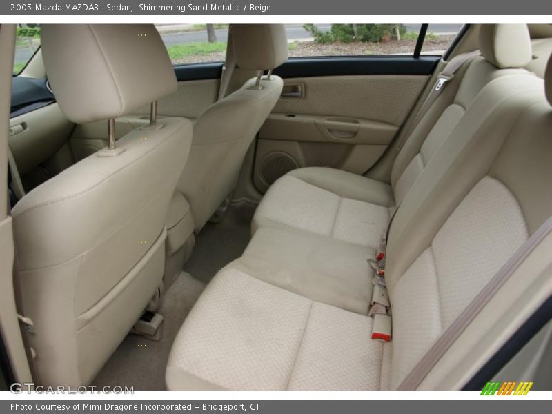 Shimmering Sand Metallic / Beige 2005 Mazda MAZDA3 i Sedan