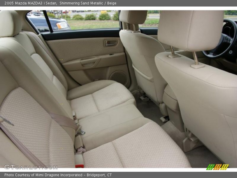 Shimmering Sand Metallic / Beige 2005 Mazda MAZDA3 i Sedan