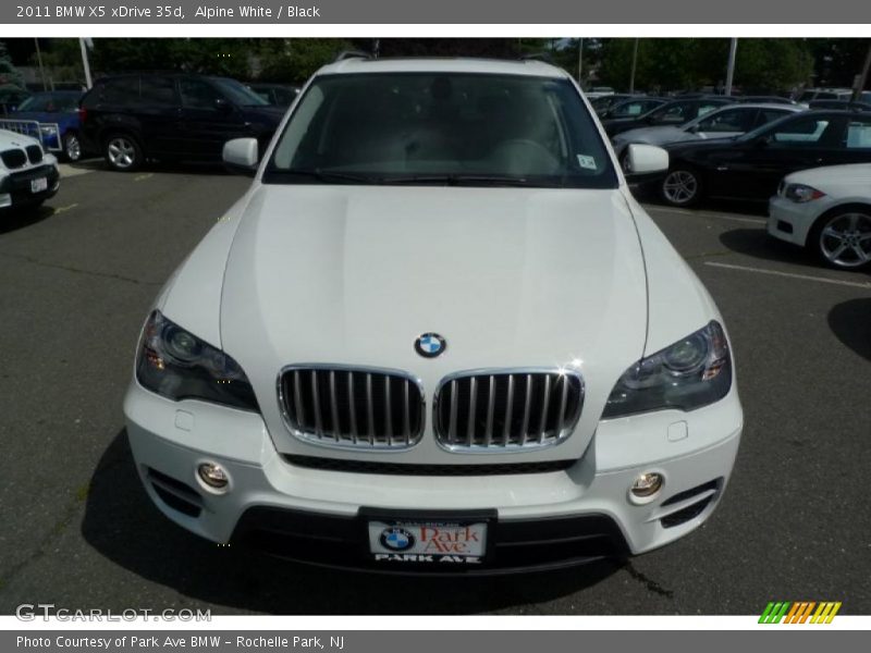 Alpine White / Black 2011 BMW X5 xDrive 35d