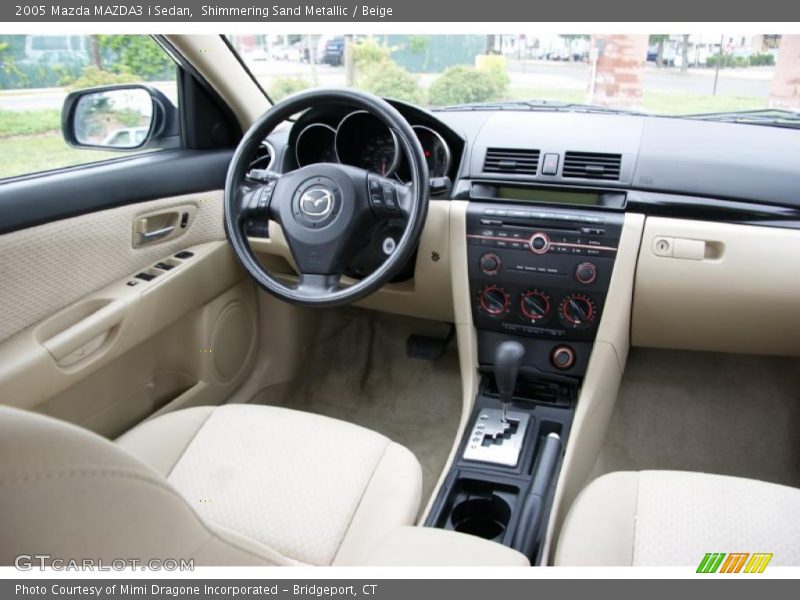 Shimmering Sand Metallic / Beige 2005 Mazda MAZDA3 i Sedan