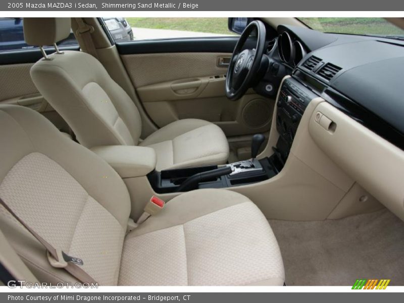 Shimmering Sand Metallic / Beige 2005 Mazda MAZDA3 i Sedan