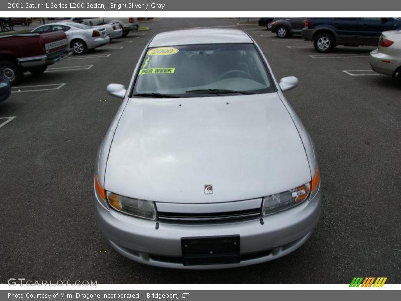 Bright Silver / Gray 2001 Saturn L Series L200 Sedan