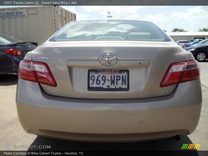 Desert Sand Mica / Ash 2007 Toyota Camry LE