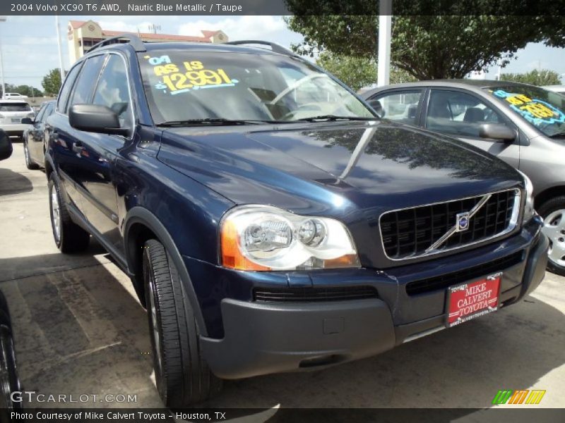 Nautic Blue Metallic / Taupe 2004 Volvo XC90 T6 AWD