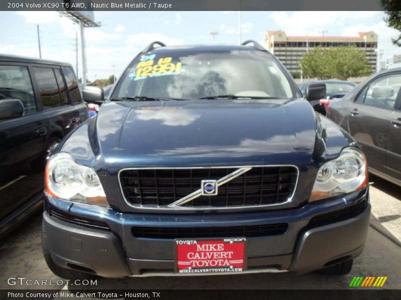 Nautic Blue Metallic / Taupe 2004 Volvo XC90 T6 AWD