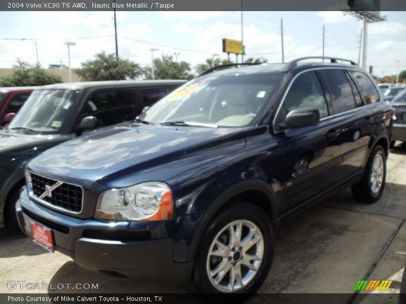 Nautic Blue Metallic / Taupe 2004 Volvo XC90 T6 AWD