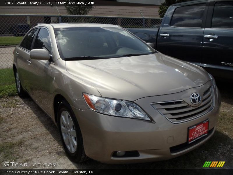 Desert Sand Mica / Ash 2007 Toyota Camry XLE V6