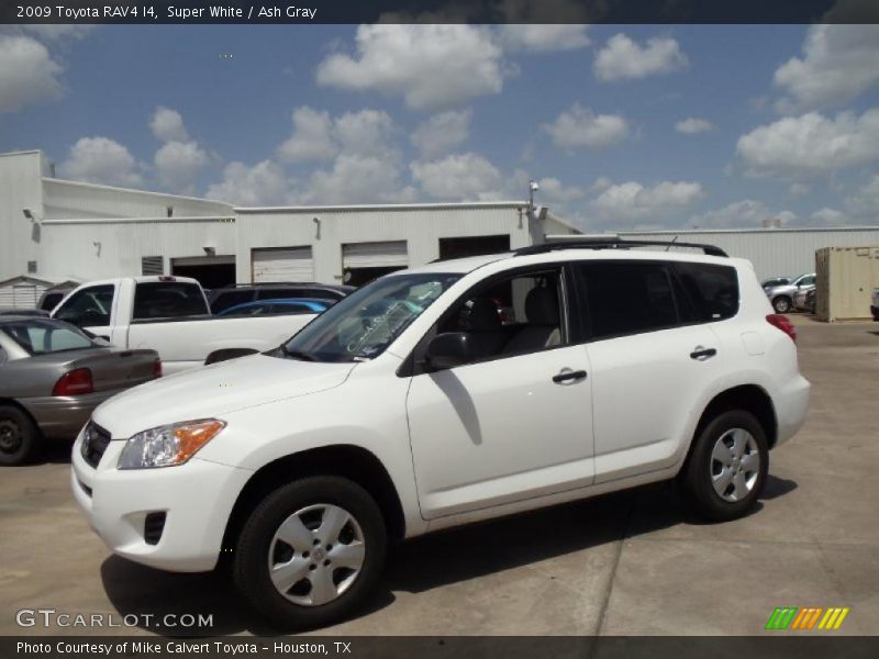 Super White / Ash Gray 2009 Toyota RAV4 I4