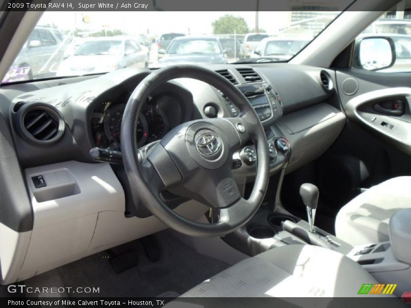 Super White / Ash Gray 2009 Toyota RAV4 I4