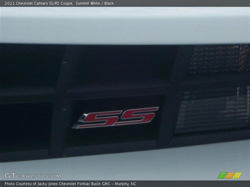 Summit White / Black 2011 Chevrolet Camaro SS/RS Coupe