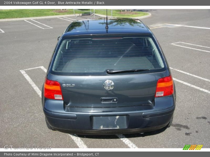 Blue Anthracite Metallic / Black 2004 Volkswagen Golf GL 4 Door