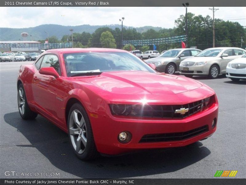 Victory Red / Black 2011 Chevrolet Camaro LT/RS Coupe