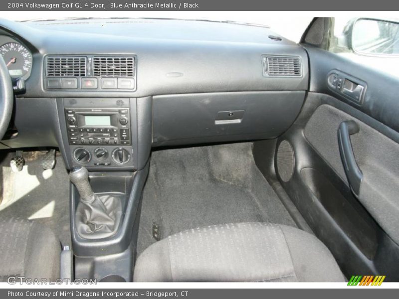 Blue Anthracite Metallic / Black 2004 Volkswagen Golf GL 4 Door